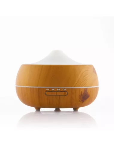 Aroma Diffuser Humidifier with Multicolour LED Wooden-Effect InnovaGoods