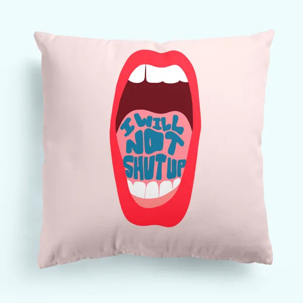 Pagalvėlės užvalkalas HappyFriday Aware Lips Spalvotas 50 x 50 cm 2 Dalys