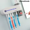 UV Toothbrush Steriliser with Stand and Toothpaste Dispenser Smiluv InnovaGoods