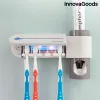 UV Toothbrush Steriliser with Stand and Toothpaste Dispenser Smiluv InnovaGoods