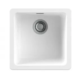 Sink with One Basin Nodor White