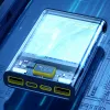 WEKOME WP-321 Vanguard Series - Power bank 20000 mAh Super Charging PD 20W + QC 22.5W (Black / Transparent)