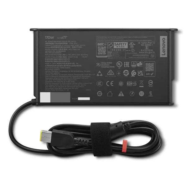 Virta-adapteri Lenovo 4X21U26039 Musta