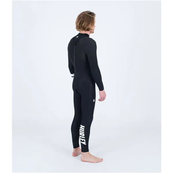 Neoprene Hurley Advant 4/3 mm Back zip Black