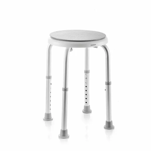 Rotating and Adjustable Bathroom Stool Roshawer InnovaGoods