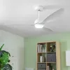 LED Ceiling Fan with 3 ABS Blades Flaled InnovaGoods White 36 W