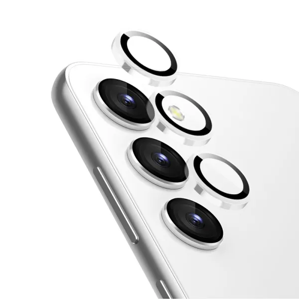Crong Lens Ring - Tempered Glass for Samsung Galaxy S24 Camera Lens (Transparent)