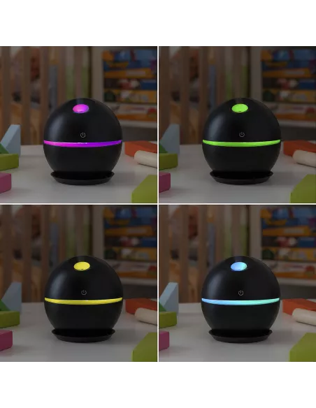 Mini Humidifier Scent Diffuser Black InnovaGoods