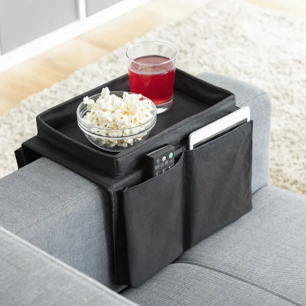 Sofa Tray with Organiser for Remote Controls InnovaGoods IG814809 Polyester (Refurbished A)