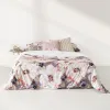 Nordic cover HappyFriday White Peonies Multicolour 200 x 200 cm