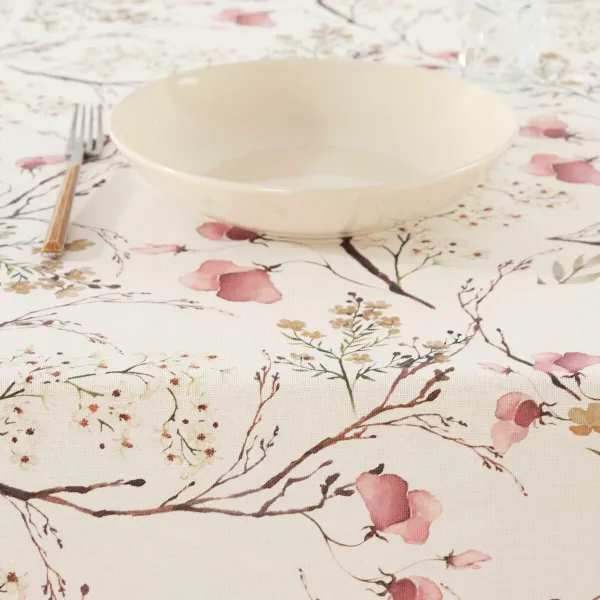 Dėmėms atspari staltiesė Belum 0120-342 Spalvotas 100 x 150 cm Gėlės