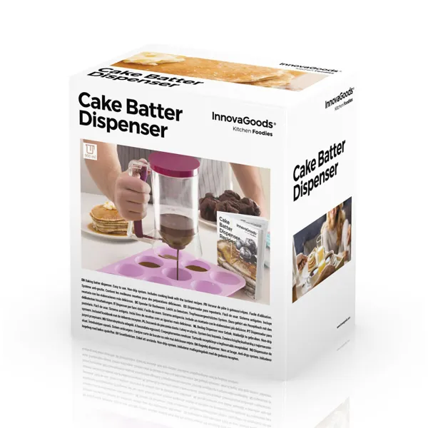 Cake Batter Dispenser with Recipe Box InnovaGoods