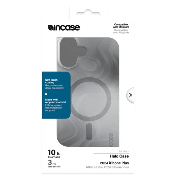 Incase Halo Case MagSafe - Case iPhone 16 Plus (Oil Slick Smoke)