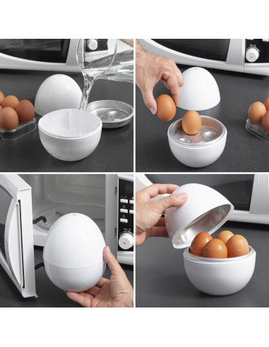 Microwave Egg Boiler with Recipe Booklet Boilegg InnovaGoods