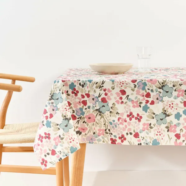 Dėmėms atspari staltiesė Belum 0120-52 Spalvotas 180 x 200 cm Gėlės