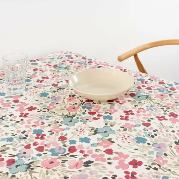 Tahroja estävä pöytäliina Belum 0120-52 Monivärinen 180 x 200 cm Gėlės
