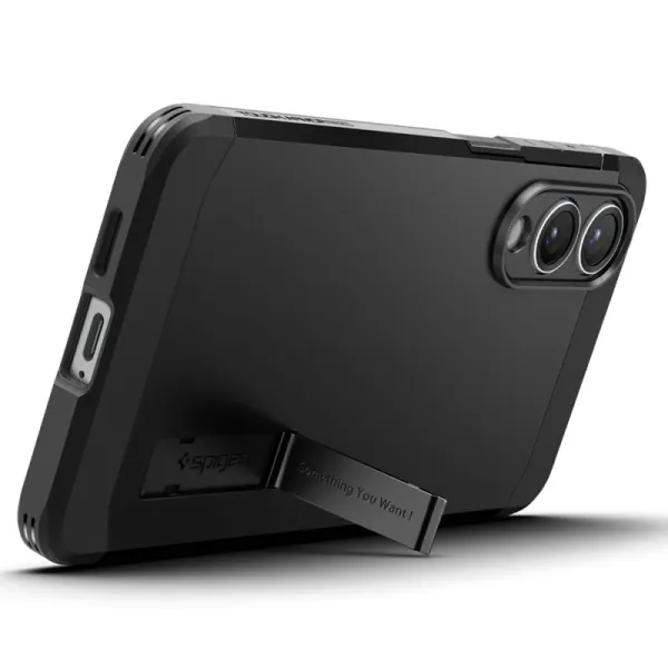Spigen Tough Armor MagSafe - Case for Samsung Galaxy S25 Edge (Black)