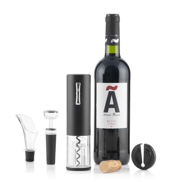 Rechargeable Electric Corkscrew with Accessories for Wine Corklux InnovaGoods