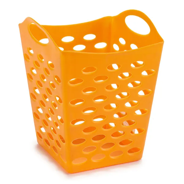Peg Basket Yellow Blue Orange Pink Polyethylene Plastic 13 x 17 x 13 cm (12 Units)