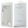 Guess Grained Hot Stamp Peony Triangle Logo MagSafe - Case for iPhone 16e (beige)