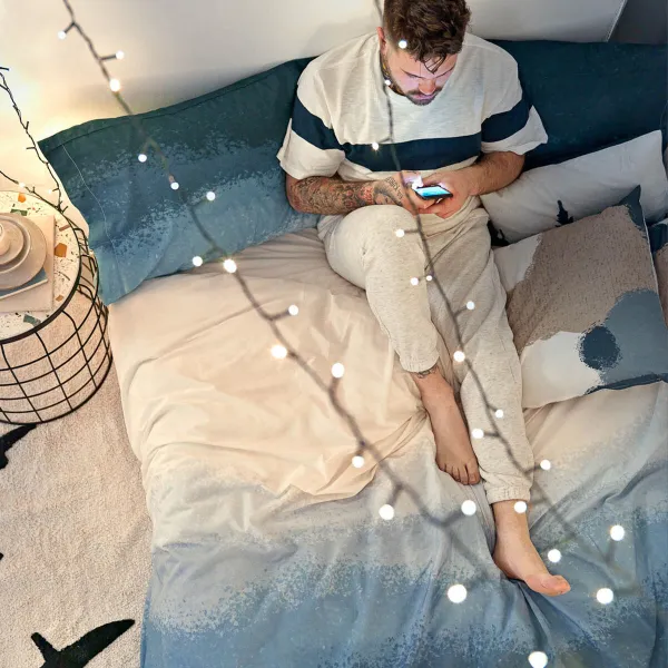 Пододеяльник HappyFriday Blanc Nightfall  Разноцветный 140 x 200 cm