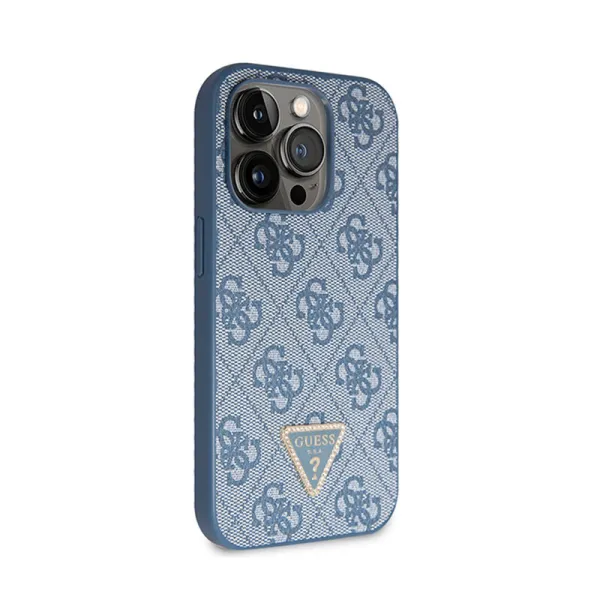 Guess Crossbody 4G Metal Logo - iPhone 14 Pro Case (blue)