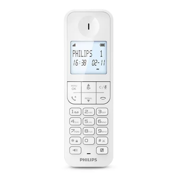 Bezvadu Tālrunis Philips D2701W Balts