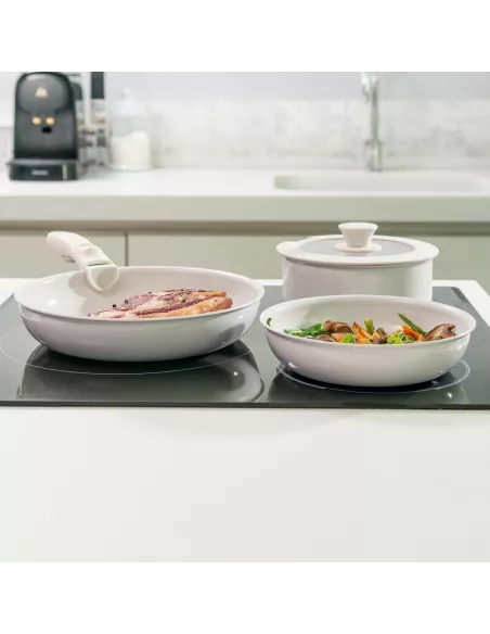 Set of Pans with Removable Handle and Lid Passet InnovaGoods 5 Pieces