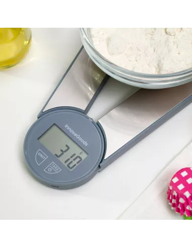 Folding Digital Kitchen Scales Skolden InnovaGoods