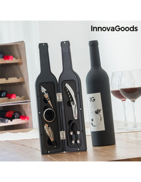 Bottle Wine Set InnovaGoods 5 Pieces