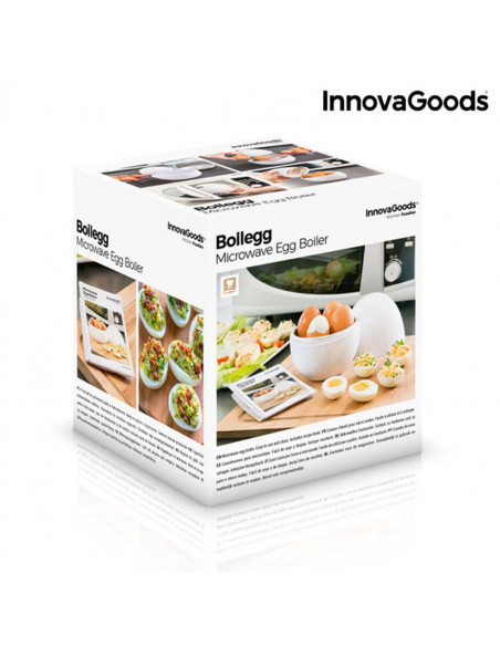 Microwave Egg Boiler with Recipe Booklet Boilegg InnovaGoods