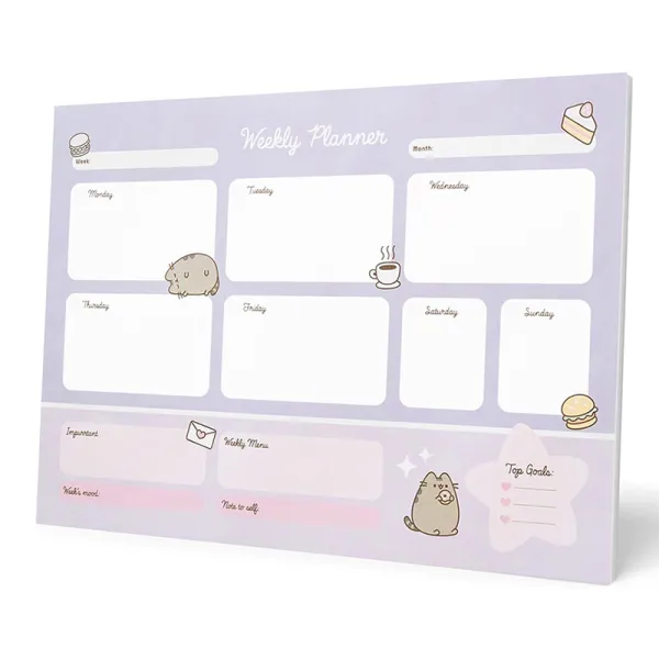 Pusheen - Weekly Planner from the Moments Collection 54 pages A3
