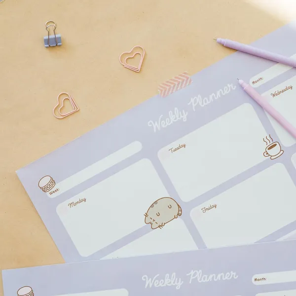 Pusheen - Weekly Planner from the Moments Collection 54 pages A3