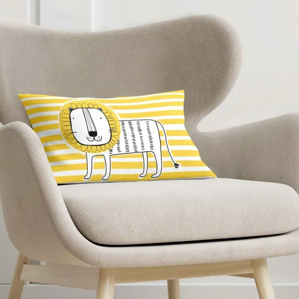 Чехол для подушки Kids&Cotton Dakari C Белый 30 x 50 cm