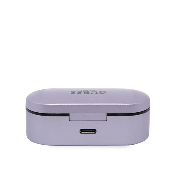 Guess True Wireless Earphones BT5.0 5H - TWS earphones + charging case (purple)