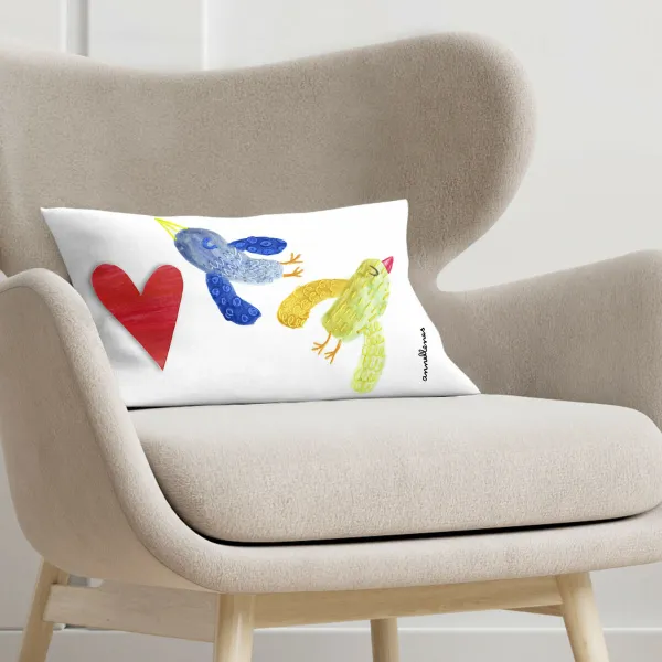 Чехол для подушки Decolores Volant Разноцветный 30 x 50 cm