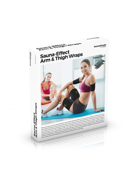 Sauna-Effect Arm & Thigh Sport Wraps InnovaGoods 4 Units