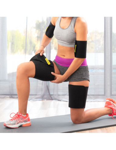 Sauna-Effect Arm & Thigh Sport Wraps InnovaGoods 4 Units