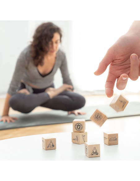 Yoga Dice Game Anandice InnovaGoods 7 Units