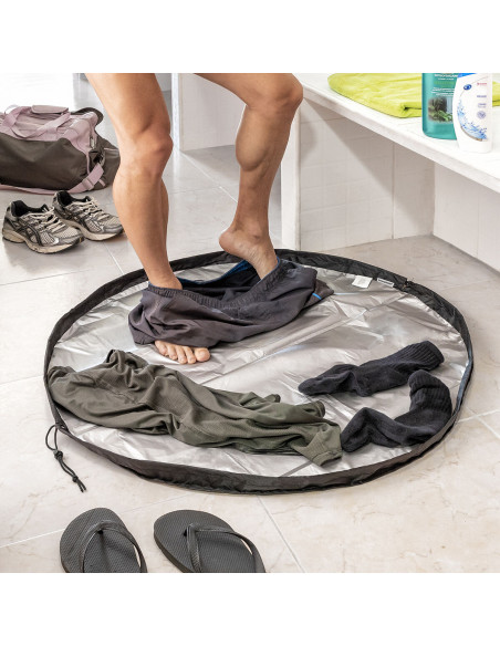 2 in 1 Changing Room Mat and Waterproof Bag Gymbag InnovaGoods