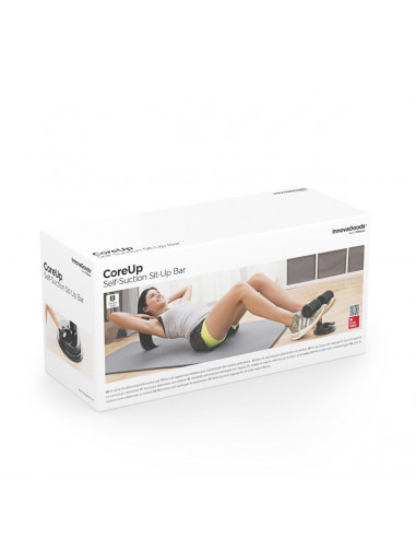 Sit-up Bar for Abdominals with Suction Pad and Exercise Guide CoreUp InnovaGoods