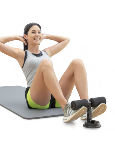 Sit-up Bar for Abdominals with Suction Pad and Exercise Guide CoreUp InnovaGoods