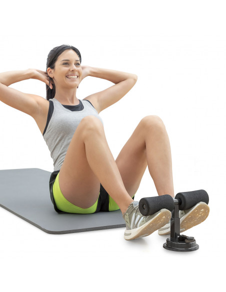 Sit-up Bar for Abdominals with Suction Pad and Exercise Guide CoreUp InnovaGoods