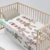 Antklodės užvalkalas be užpildo HappyFriday Moshi Moshi Rabbit family Spalvotas Vaikiška lovytė 2 Dalys