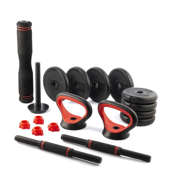 6-in-1 Set of Adjustable Weights with Exercise Guide Sixfit InnovaGoods