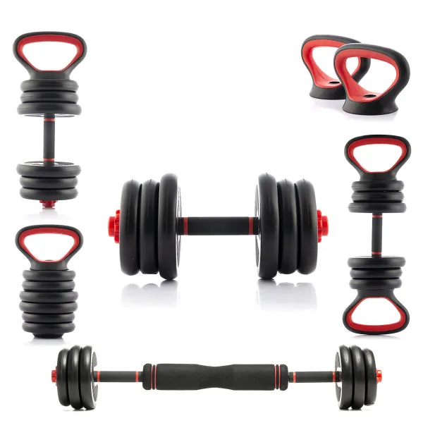 6-in-1 Set of Adjustable Weights with Exercise Guide Sixfit InnovaGoods