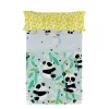 Antklodės užvalkalas be užpildo HappyFriday Moshi Moshi Panda garden blue Mėlyna Lova 105 2 Dalys