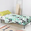 Antklodės užvalkalas be užpildo HappyFriday Moshi Moshi Panda garden blue Mėlyna Lova 105 2 Dalys