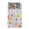 Antklodės užvalkalas be užpildo HappyFriday Moshi Moshi Woodland Spalvotas Vaikiška lovytė 2 Dalys