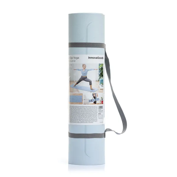 Non-slip Yoga Mat with Position Lines and Exercise Guide Asamat InnovaGoods